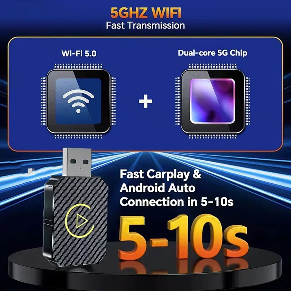 CarPlay and Android Auto for ALL CARS wireless