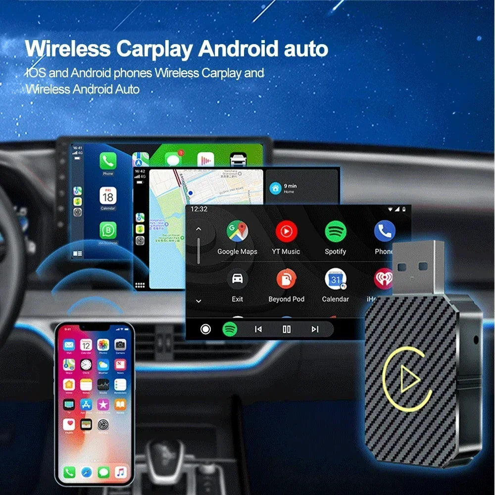 CarPlay and Android Auto for ALL CARS wireless